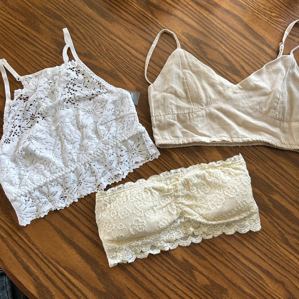 NEW LOWERED PRICE 3 For 1 price!! Small & S/M Aerie, Japan, Saint Eve